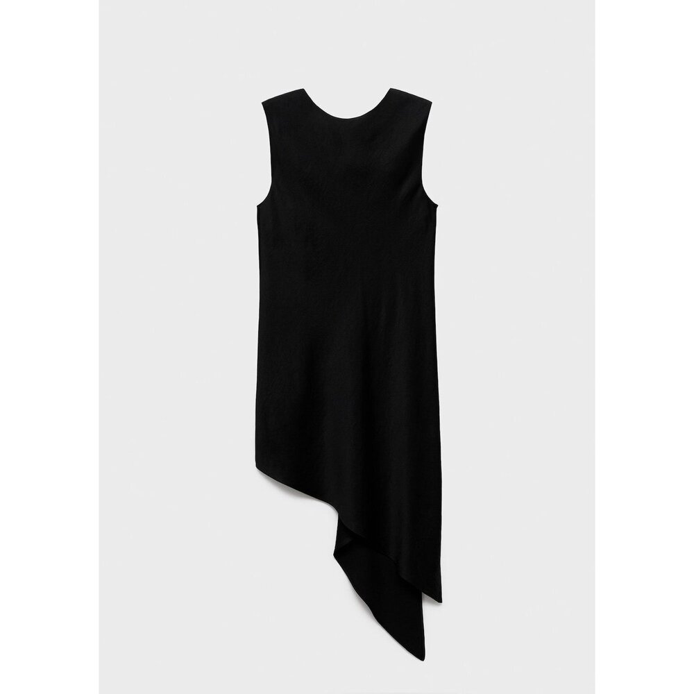 MANGO Asymmetrical satin top